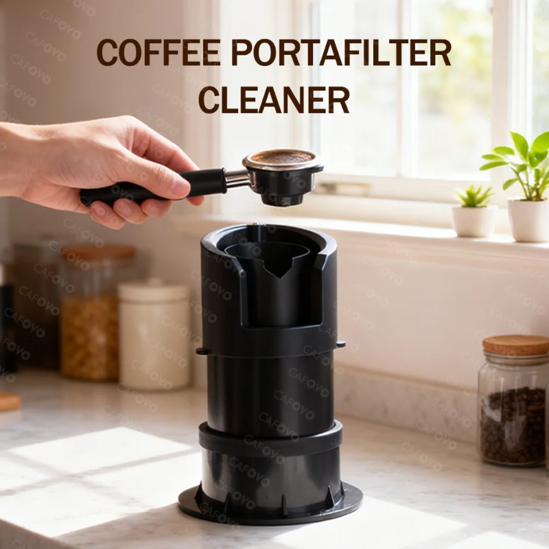 Coffee Equipment For Cafe - CAFOVO ECC20 58mm Electric Portafilter Cleaner