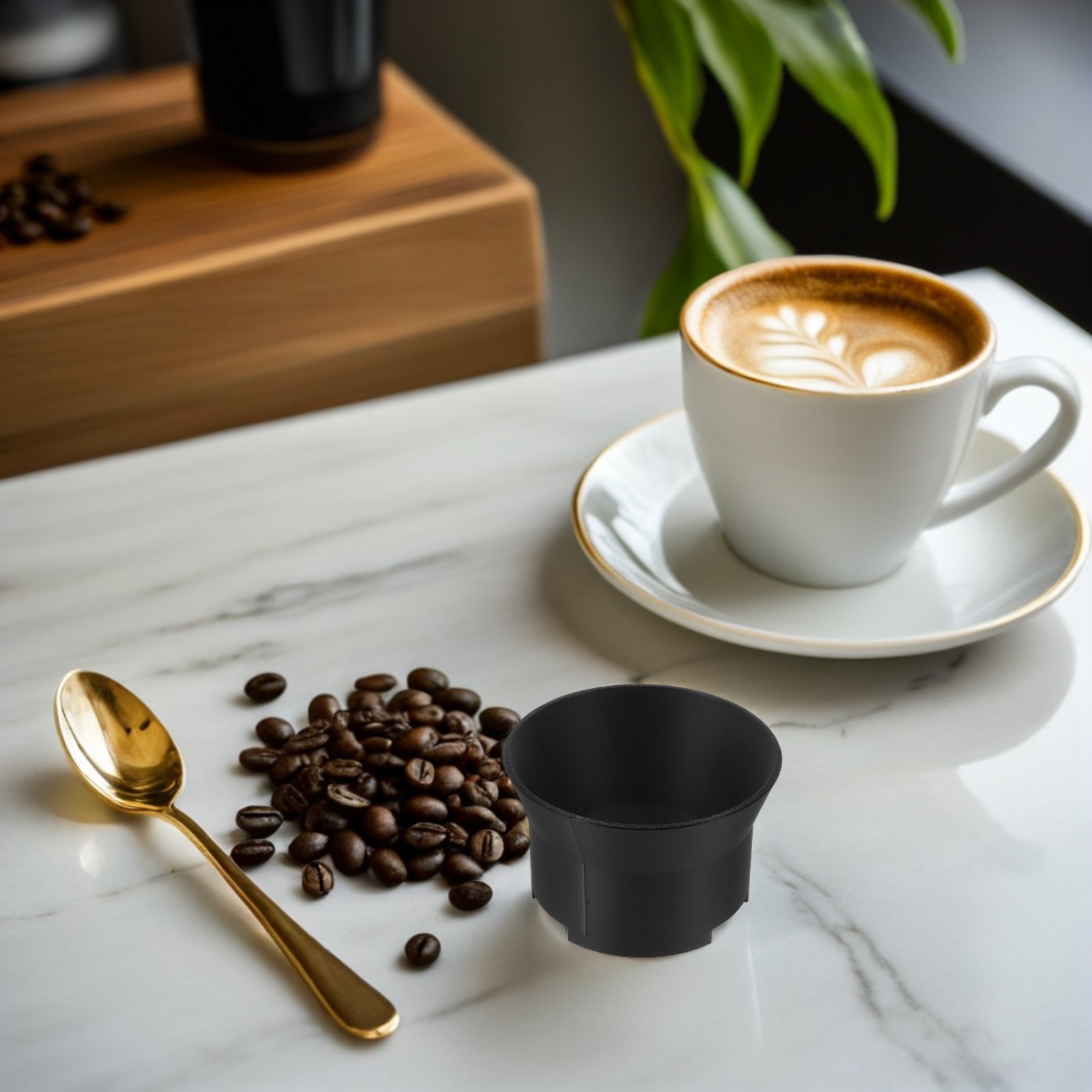 Dosing Funnel Ring - Espresso Portafilter Dosing Funnel Plastic 8.2x8.2x5cm