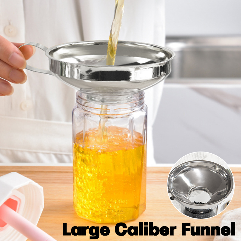 Dosing Funnel Ring - Wide Mouth Funnel Stainless Steel Jam