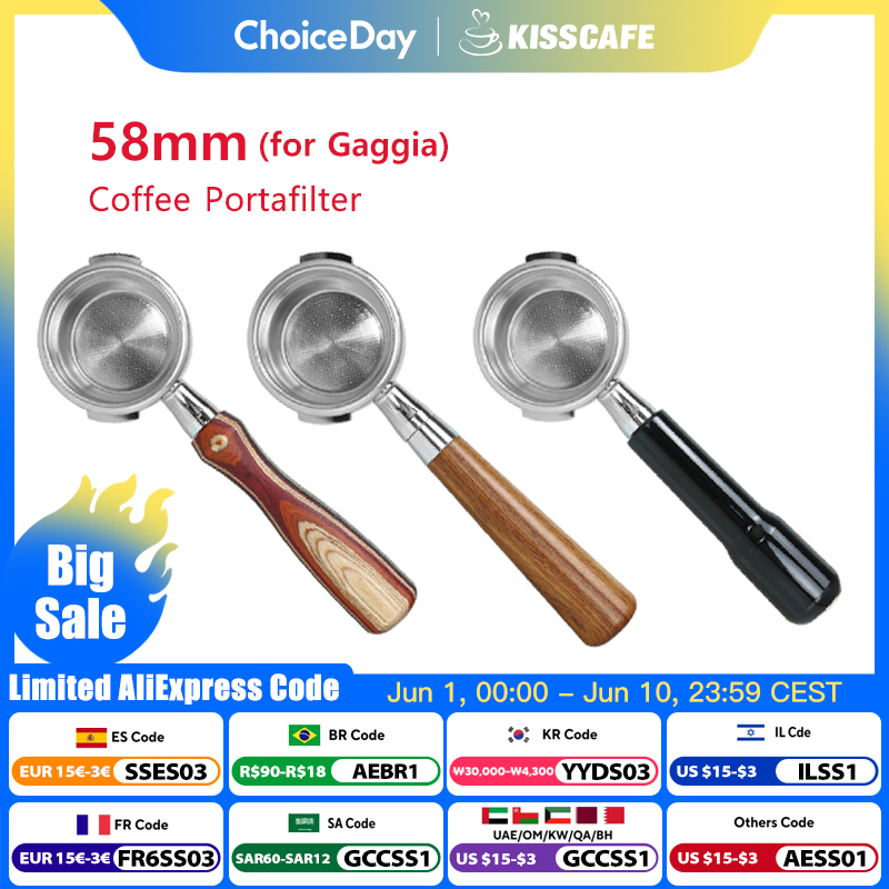 Coffee Equipment Wholesale - 58MM Coffee Bottomless Portafilter For GAGGIA