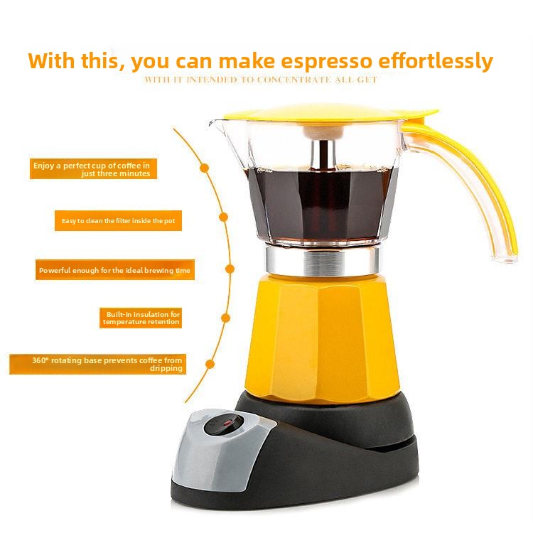 Large  Heat Aluminum Moka Pot  - Coffee Equipment For Cafe reseña y precio