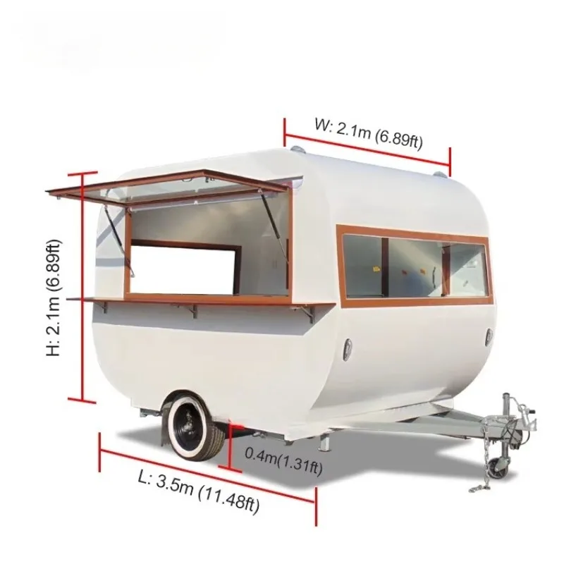 Street Mobile Fast Food Cart T - Coffee Equipment Canada reseña y precio