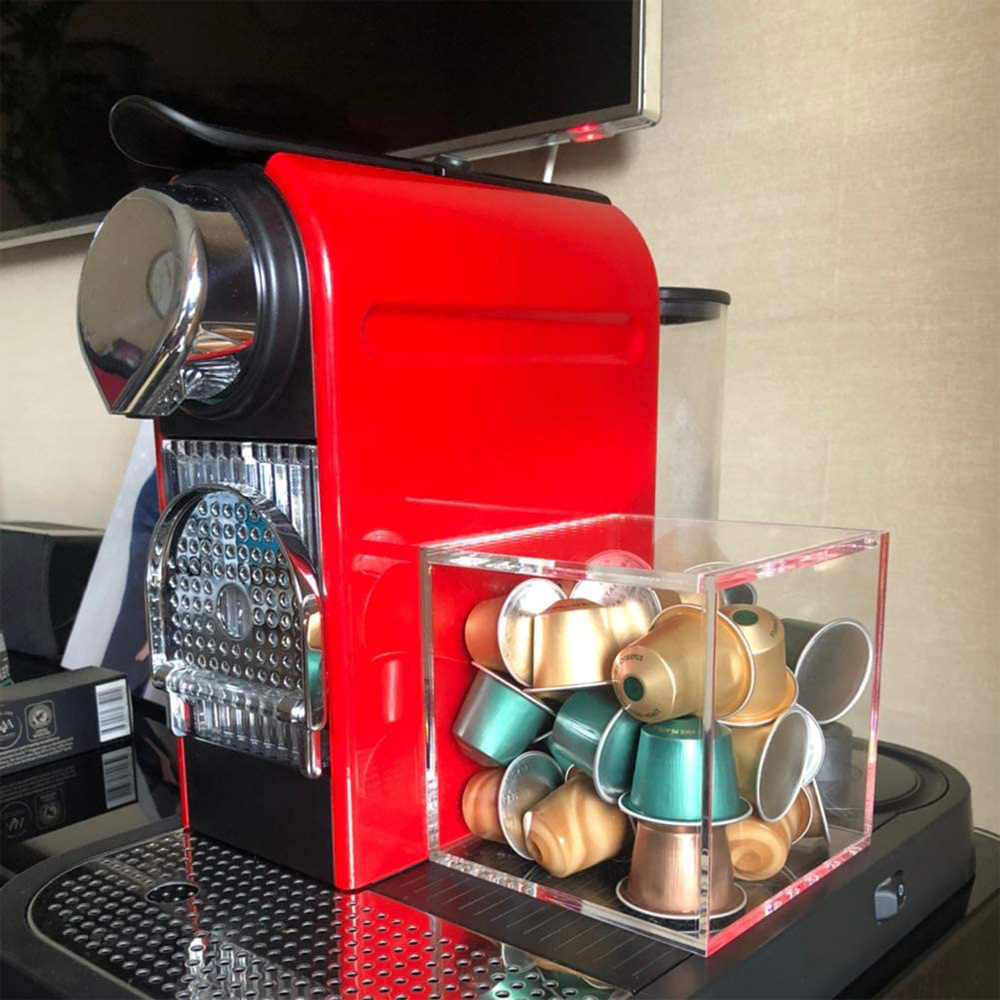 Acrylic Capsule coffee storage - Coffee Equipment Rack reseña y precio