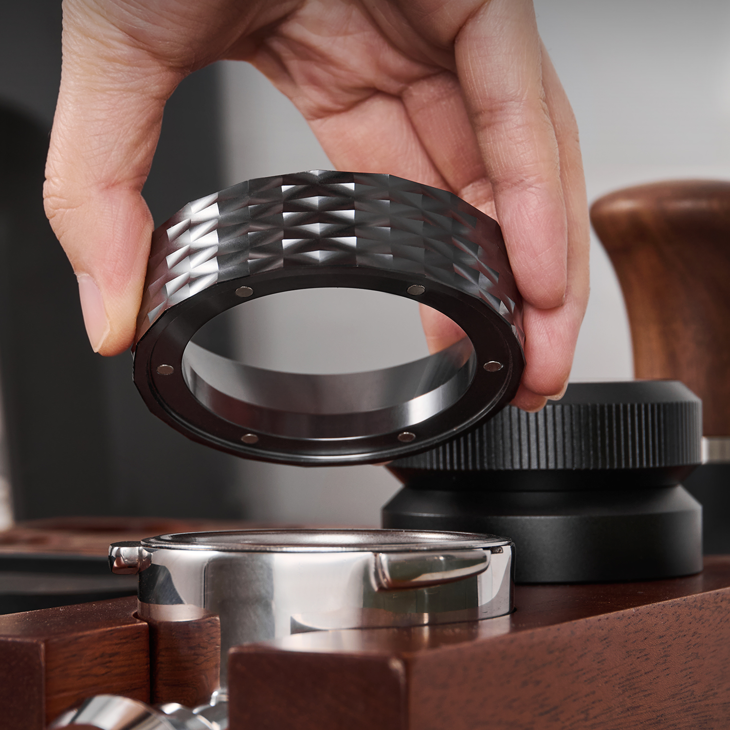 Coffee Dosing Ring 51mm 53mm 5 - Dosing Funnel Ring reseña y precio