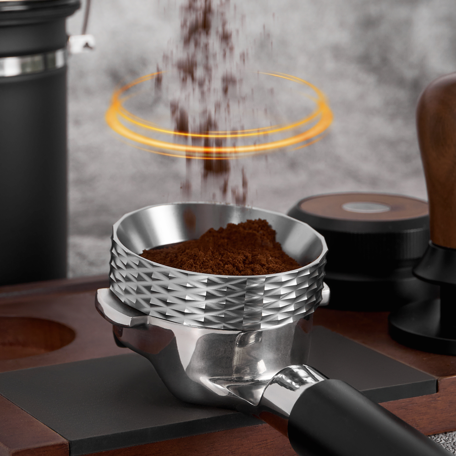 Coffee Dosing Ring 51mm 53mm 5 - Dosing Funnel Ring reseña y precio
