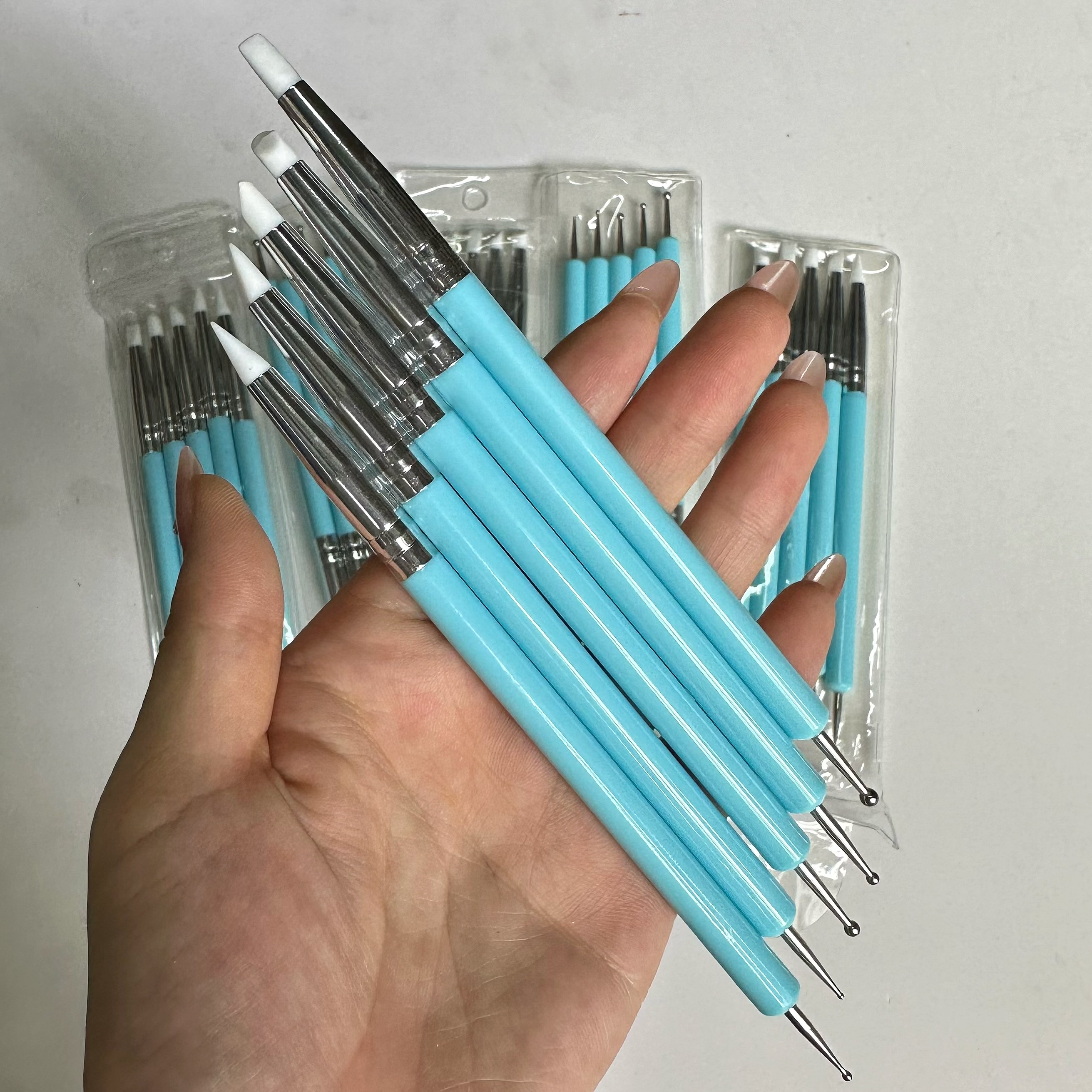 5pcs/Set Double-ended Silicone - Group Head Brush reseña y precio
