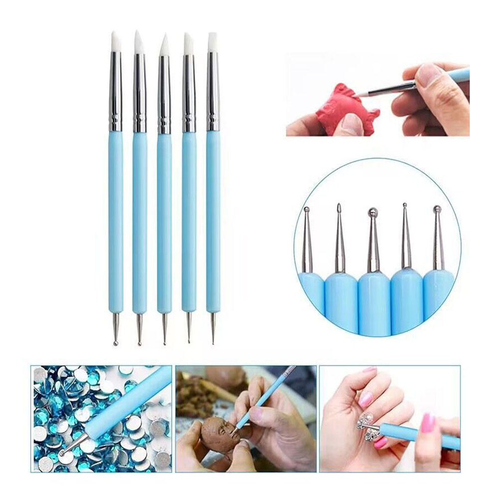 5pcs/Set Double-ended Silicone - Group Head Brush reseña y precio