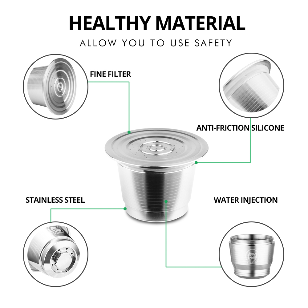 Nespresso Reusable Coffee Caps - Coffee Equipment Wholesale reseña y precio