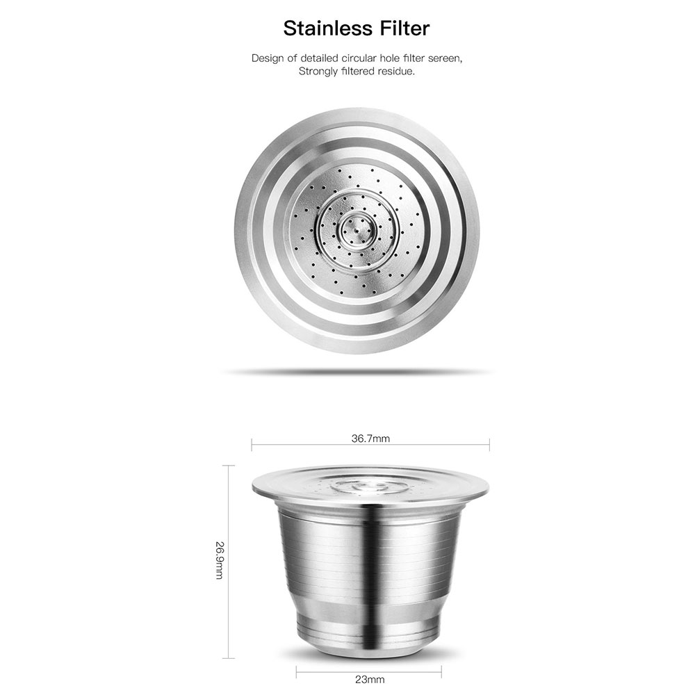 Nespresso Reusable Coffee Caps - Coffee Equipment Wholesale reseña y precio