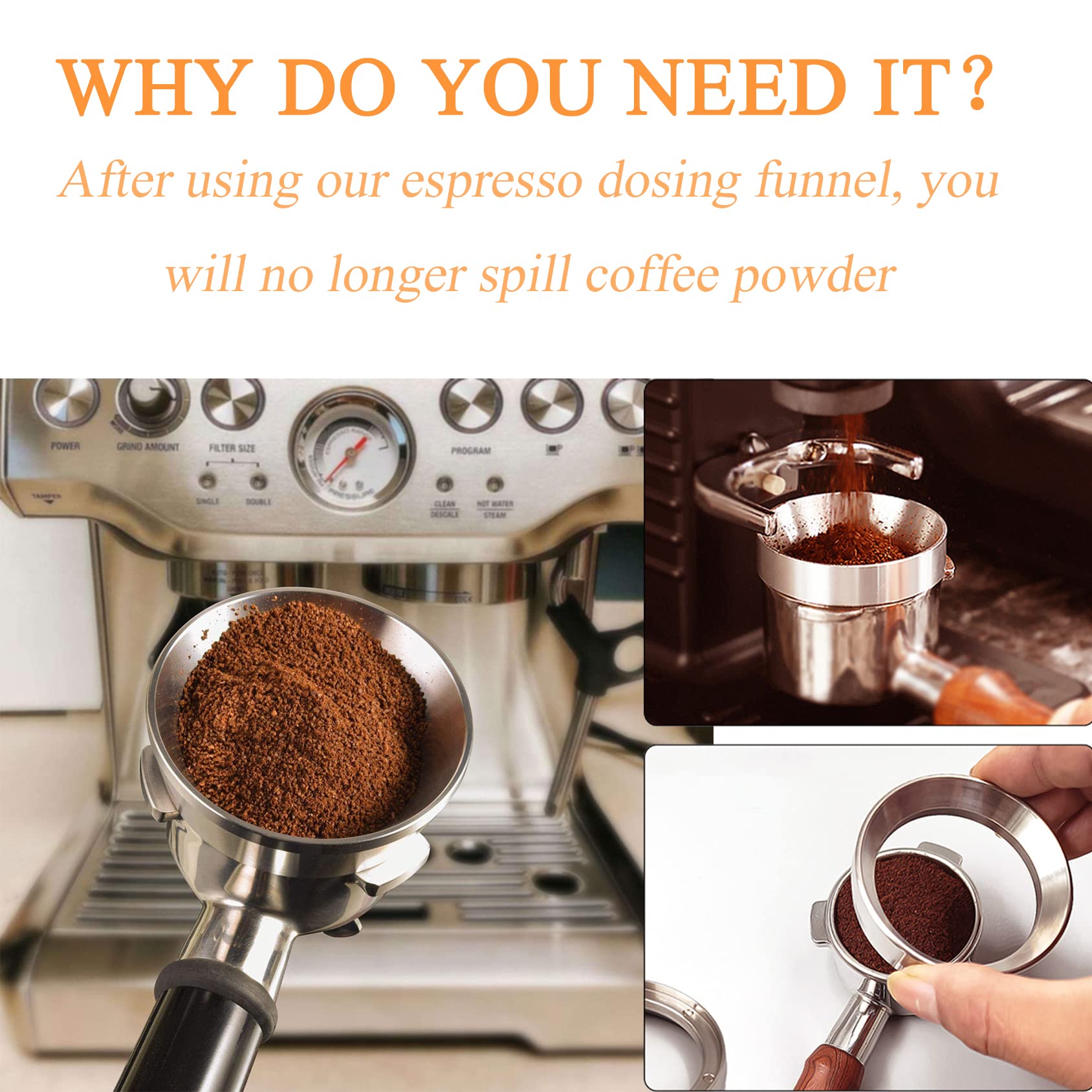 Espresso Dosing Funnel Precisi - Dosing Funnel Ring reseña y precio