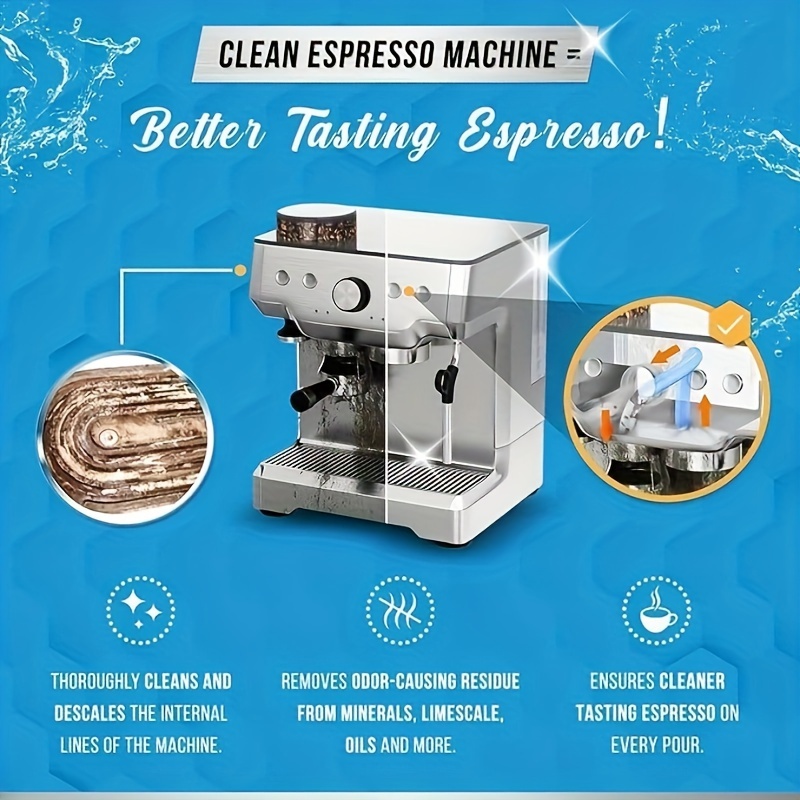 Espresso Machine Cleaning Tabl - Backflush Tablet Cleaner reseña y precio