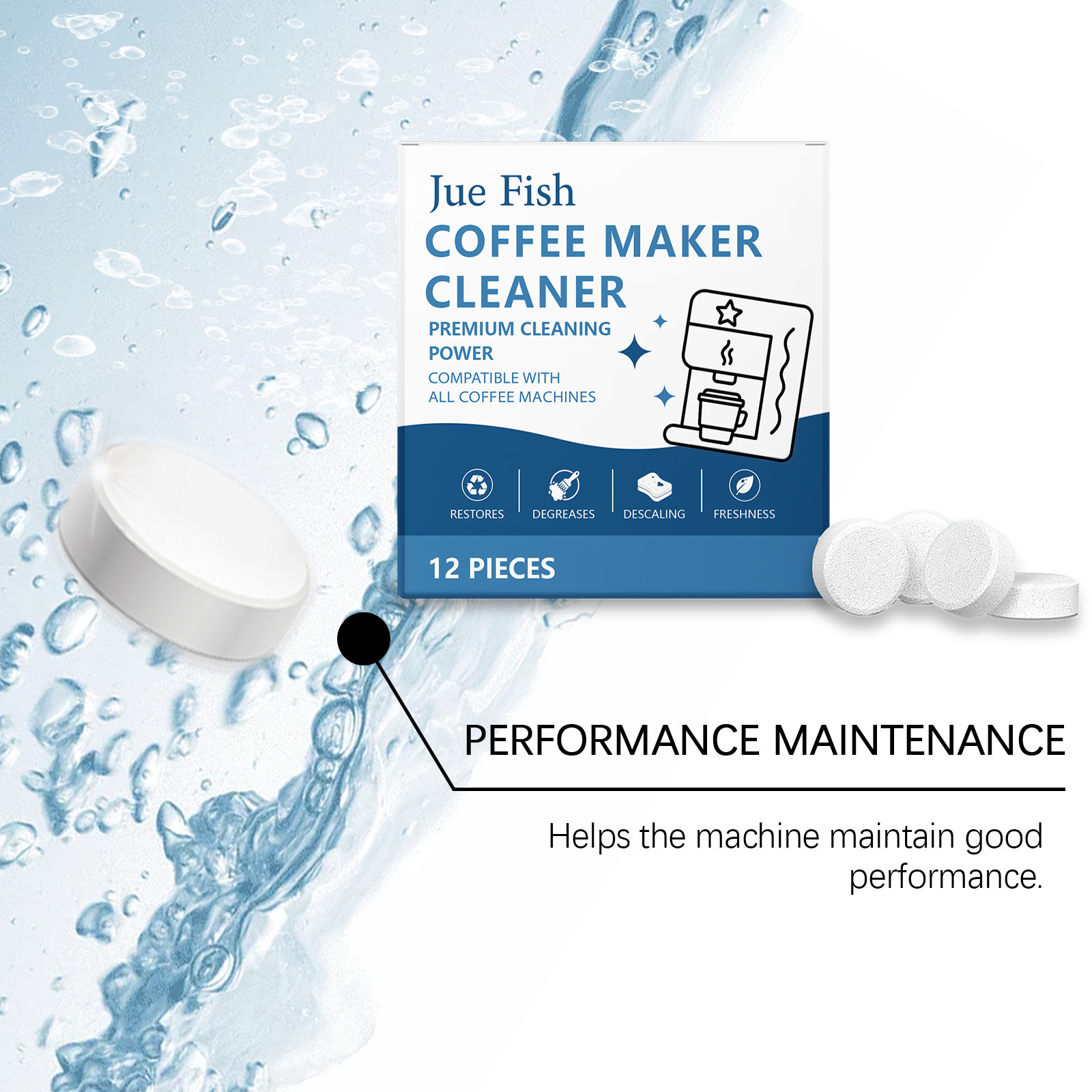 Coffee Machine Cleaning Tablet - Backflush Tablet Cleaner reseña y precio
