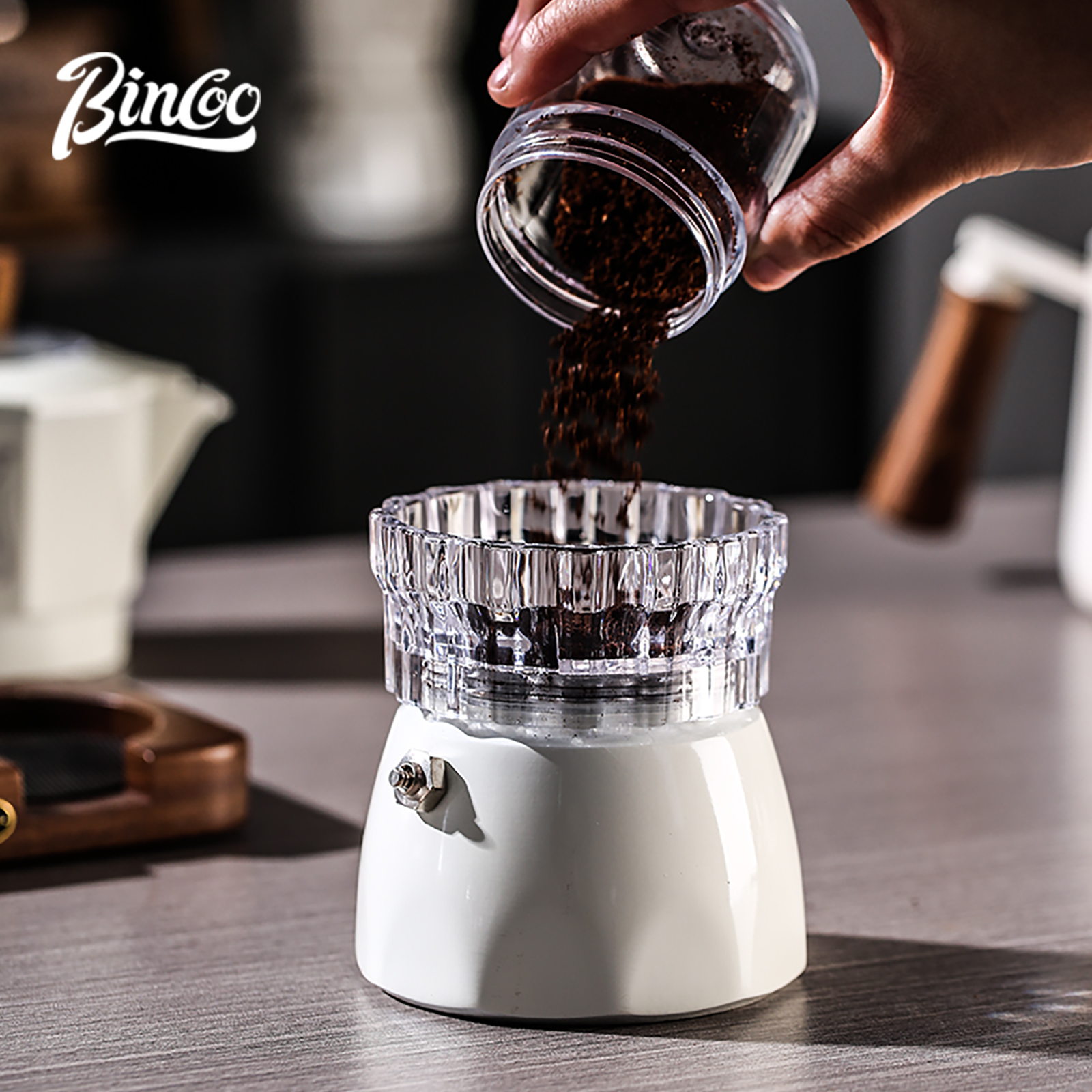 Bincoo Professional Moka Pot D - Dosing Funnel Ring reseña y precio
