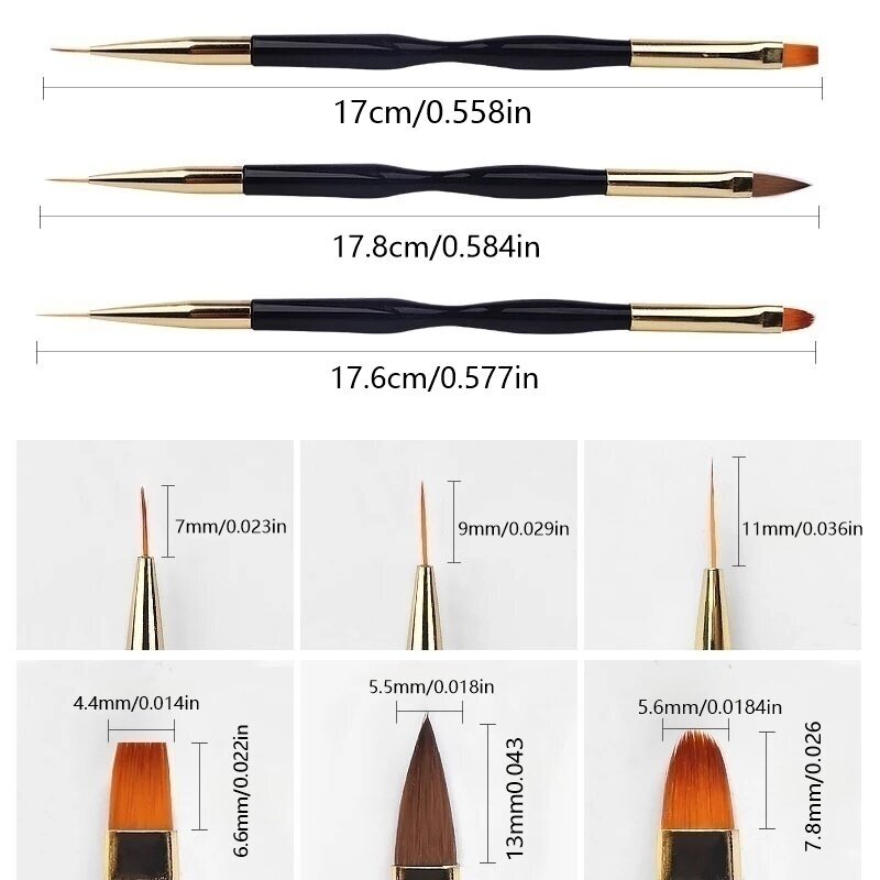 3 pieces of double headed nail - Group Head Brush reseña y precio