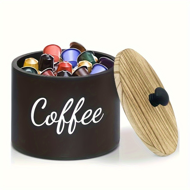1pc Storage Container, Wooden  - Coffee Equipment Rack reseña y precio