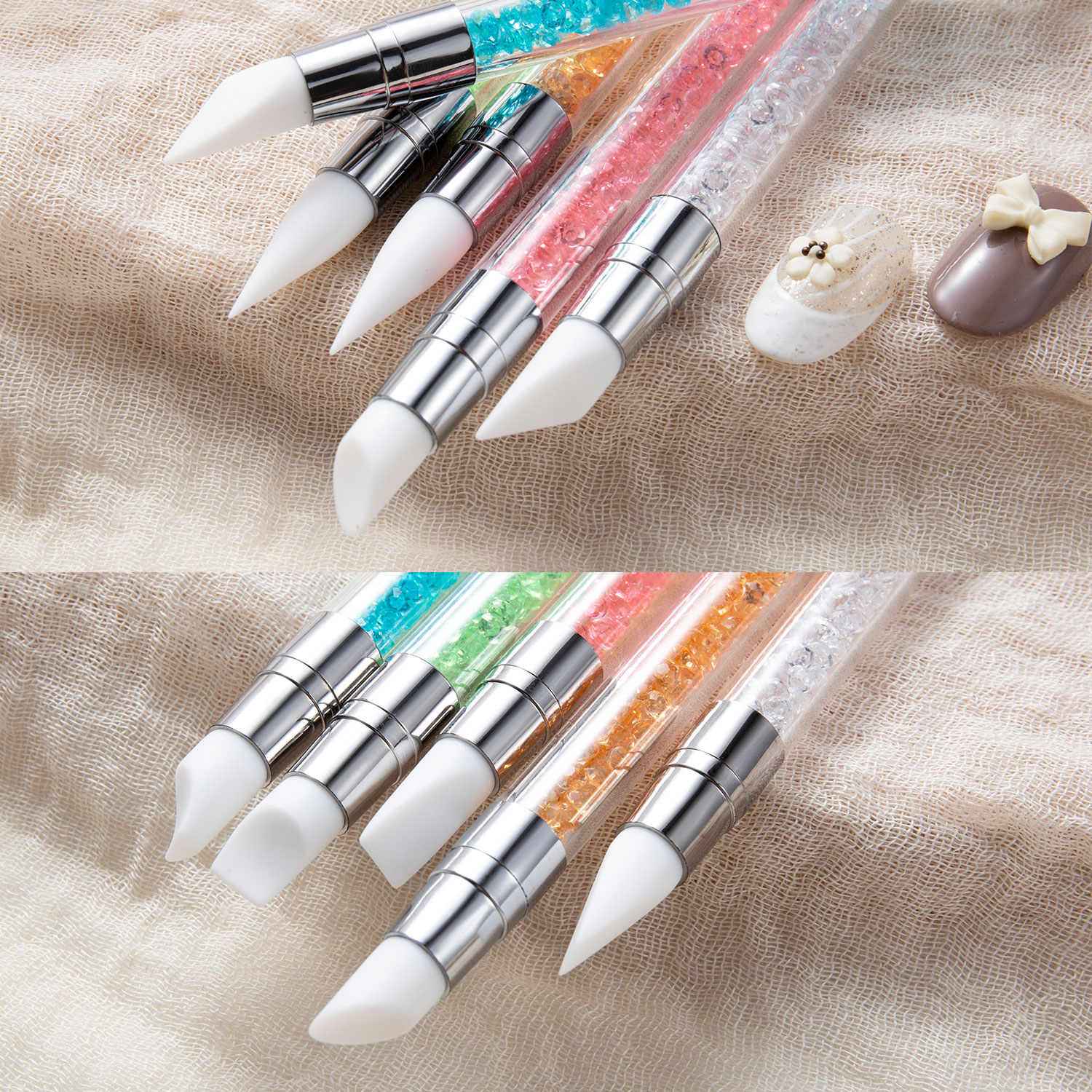 5PCS Double Head Silicone Nail - Group Head Brush reseña y precio