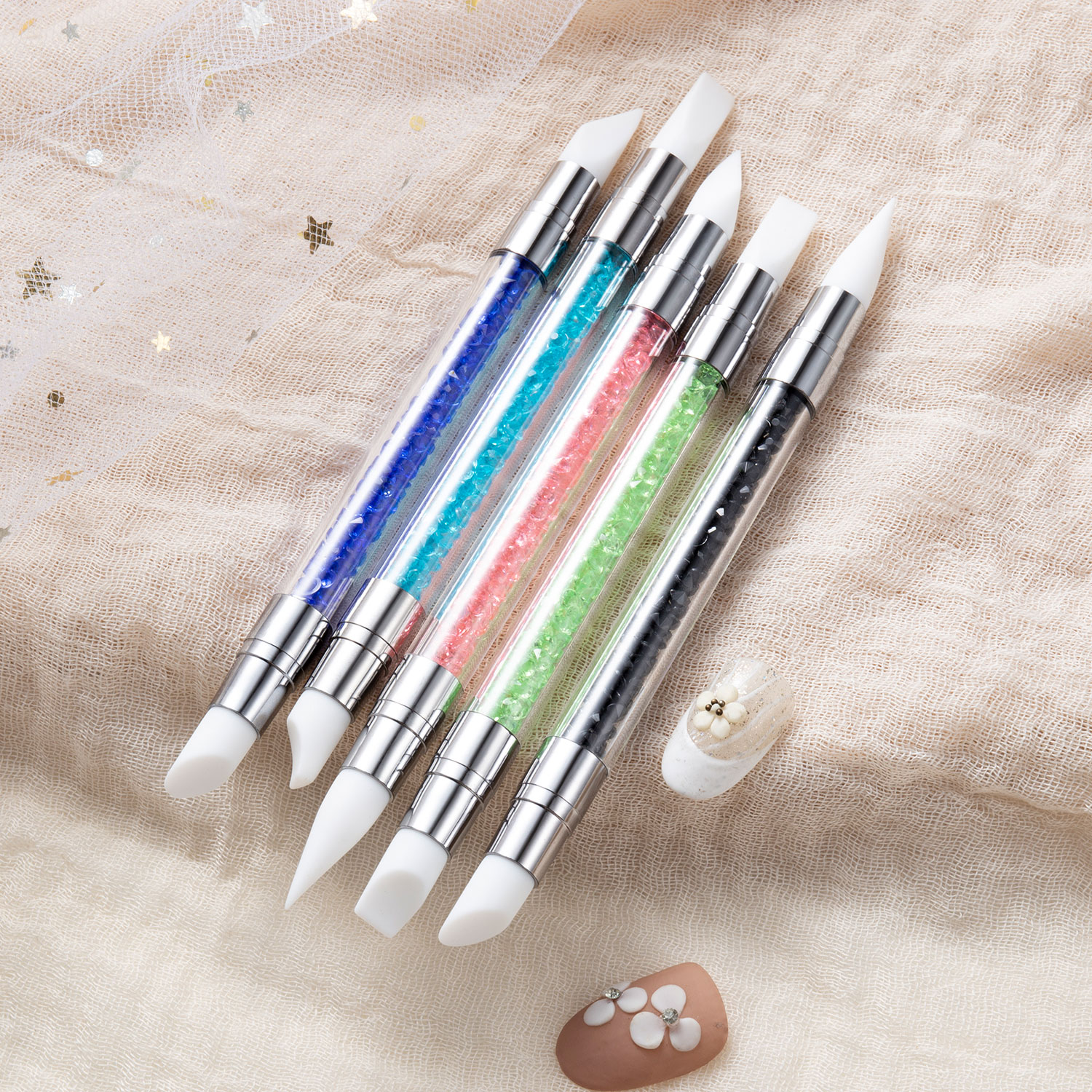 5PCS Double Head Silicone Nail - Group Head Brush reseña y precio