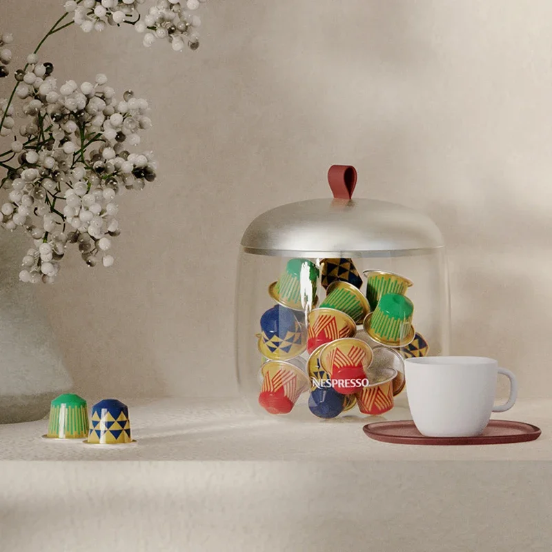 Elegant Glass Storage Jar Smal - Coffee Equipment Rack reseña y precio