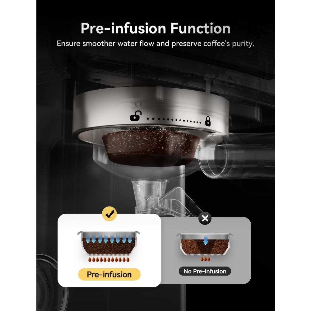 58mm Professional Espresso Cof - Pressure Gauge Espresso reseña y precio