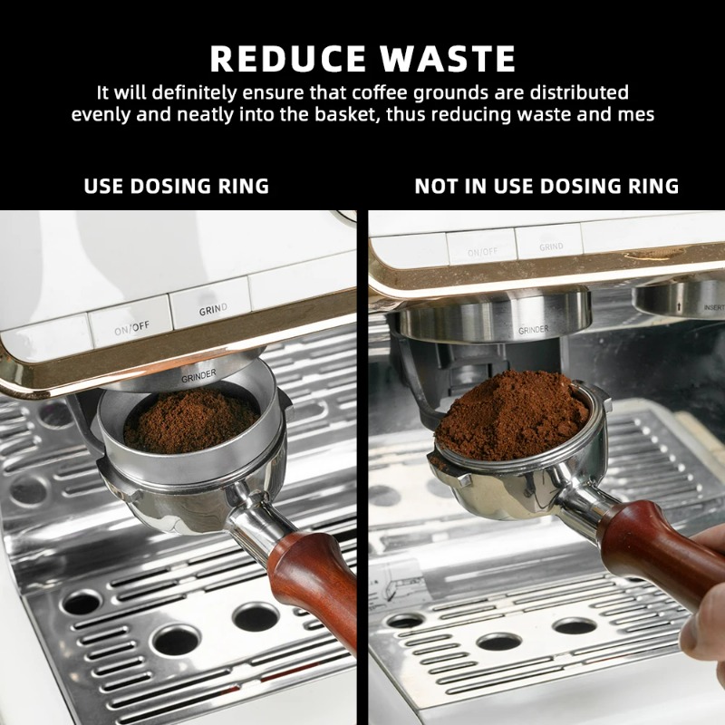 51/53/58mm ABS Espresso Dosing - Dosing Funnel Ring reseña y precio