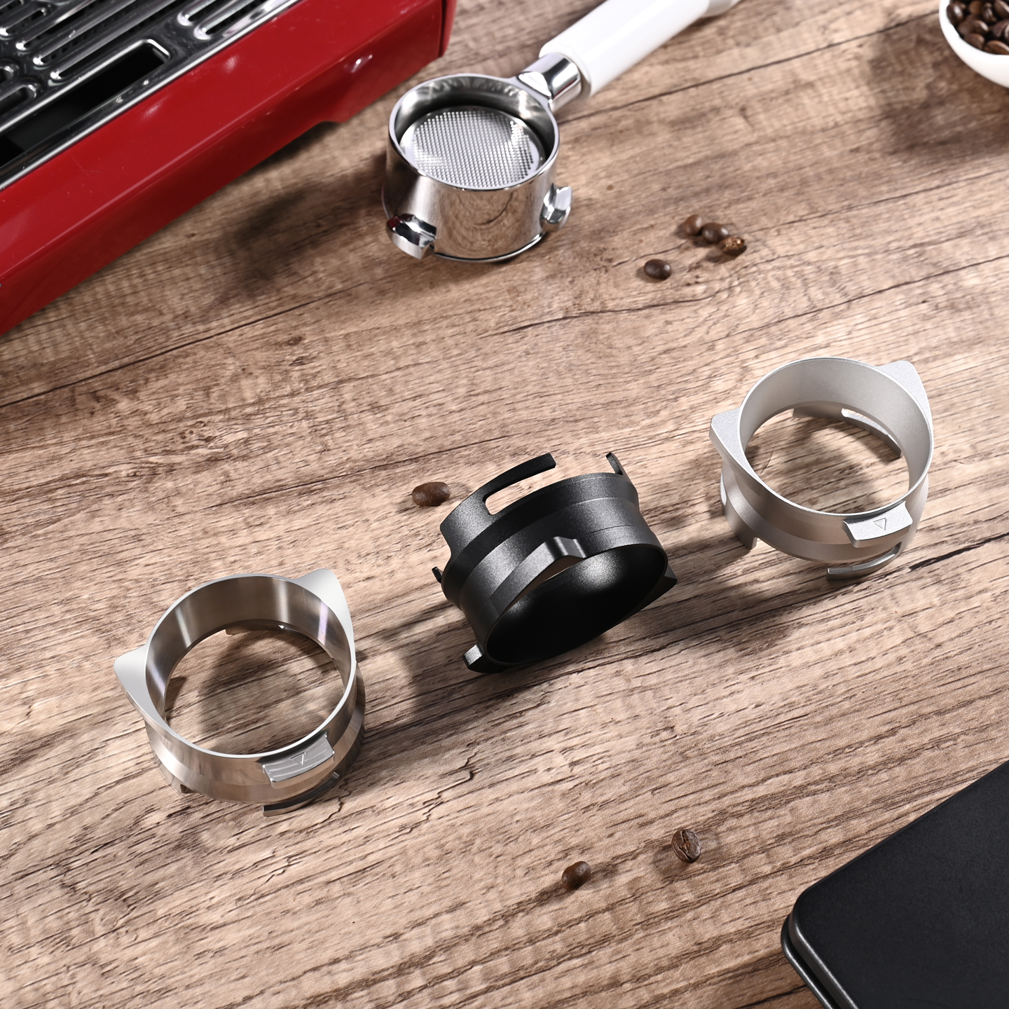 54mm Coffee Powder Receiving D - Dosing Funnel Ring reseña y precio