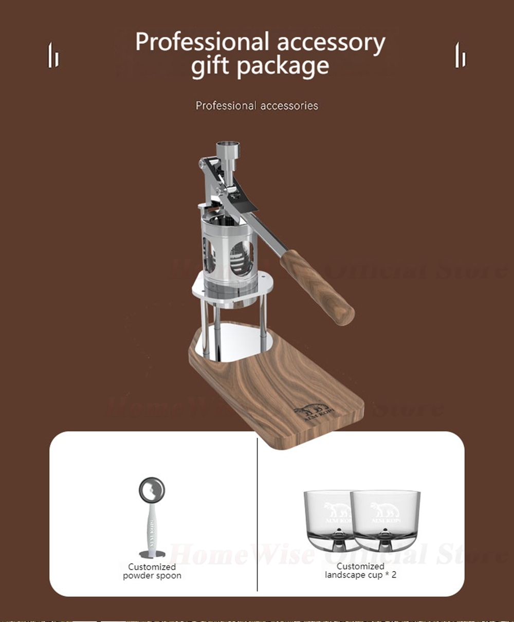 LXCHAN WS/WS1 Portable Manual  - Pressure Gauge Espresso reseña y precio