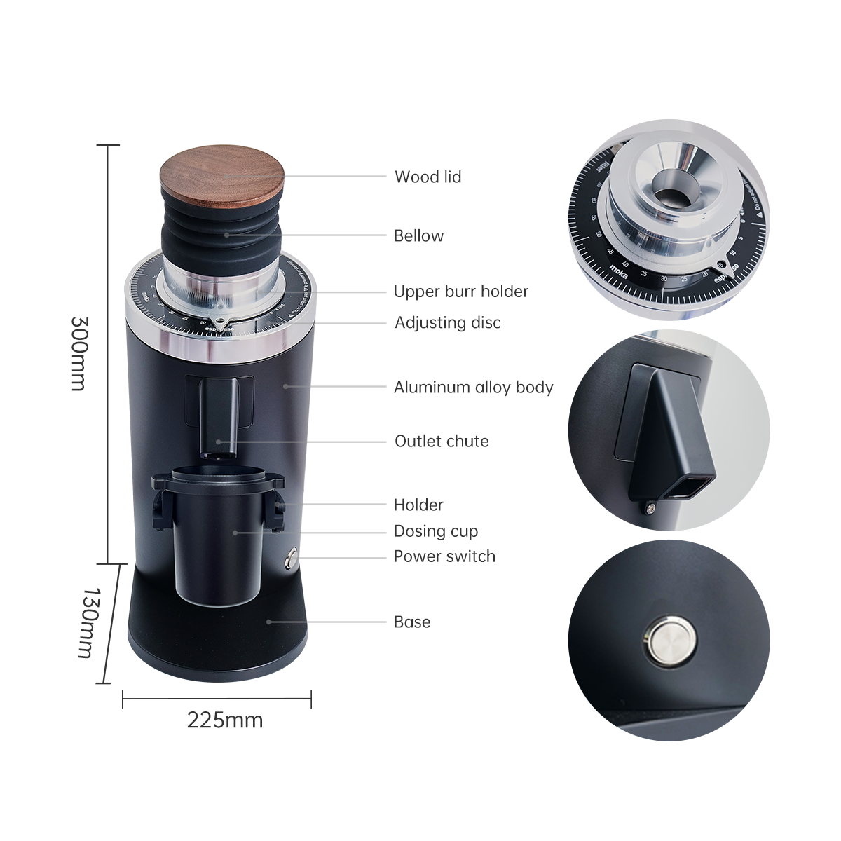 2026 CE Certified DF64 Red Tit - Coffee Equipment For Cafe reseña y precio