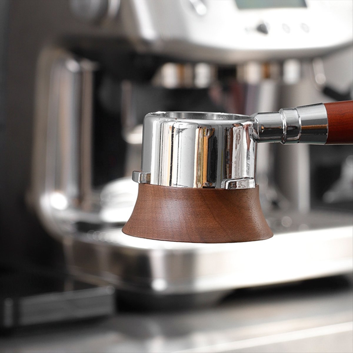 Top Wood Coffee Dosing Ring 51 - Dosing Funnel Ring reseña y precio