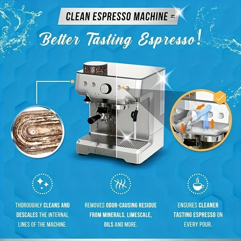 Espresso Machine Cleaning Tabl - Backflush Tablet Cleaner reseña y precio