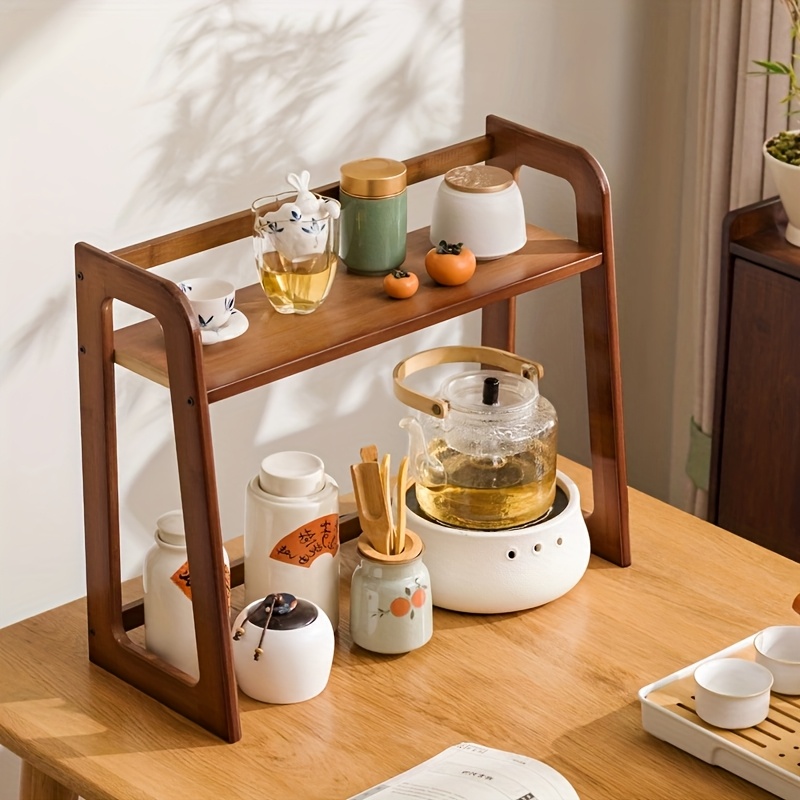 Cup Holder Storage Rack Deskto - Coffee Equipment Rack reseña y precio