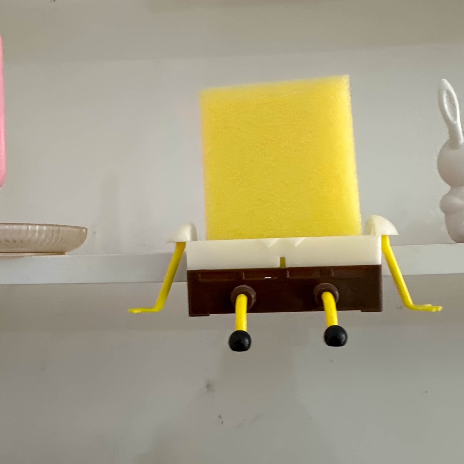 1pc Cartoon Sponge Drain Rack  - Coffee Equipment Rack reseña y precio