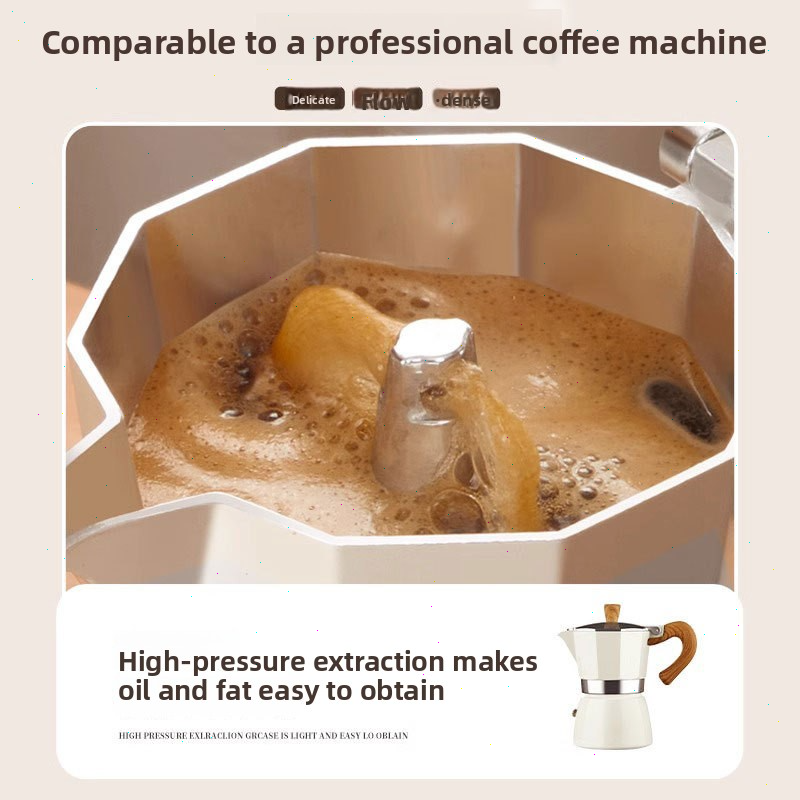 Round-bottomed Moka Pot Single - Coffee Equipment Wholesale reseña y precio