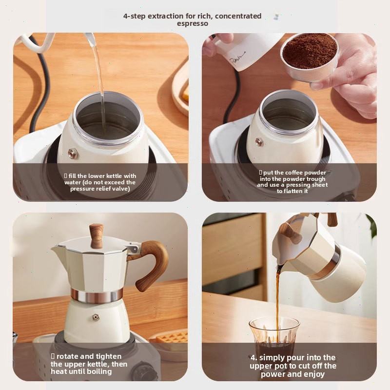 Round-bottomed Moka Pot Single - Coffee Equipment Wholesale reseña y precio